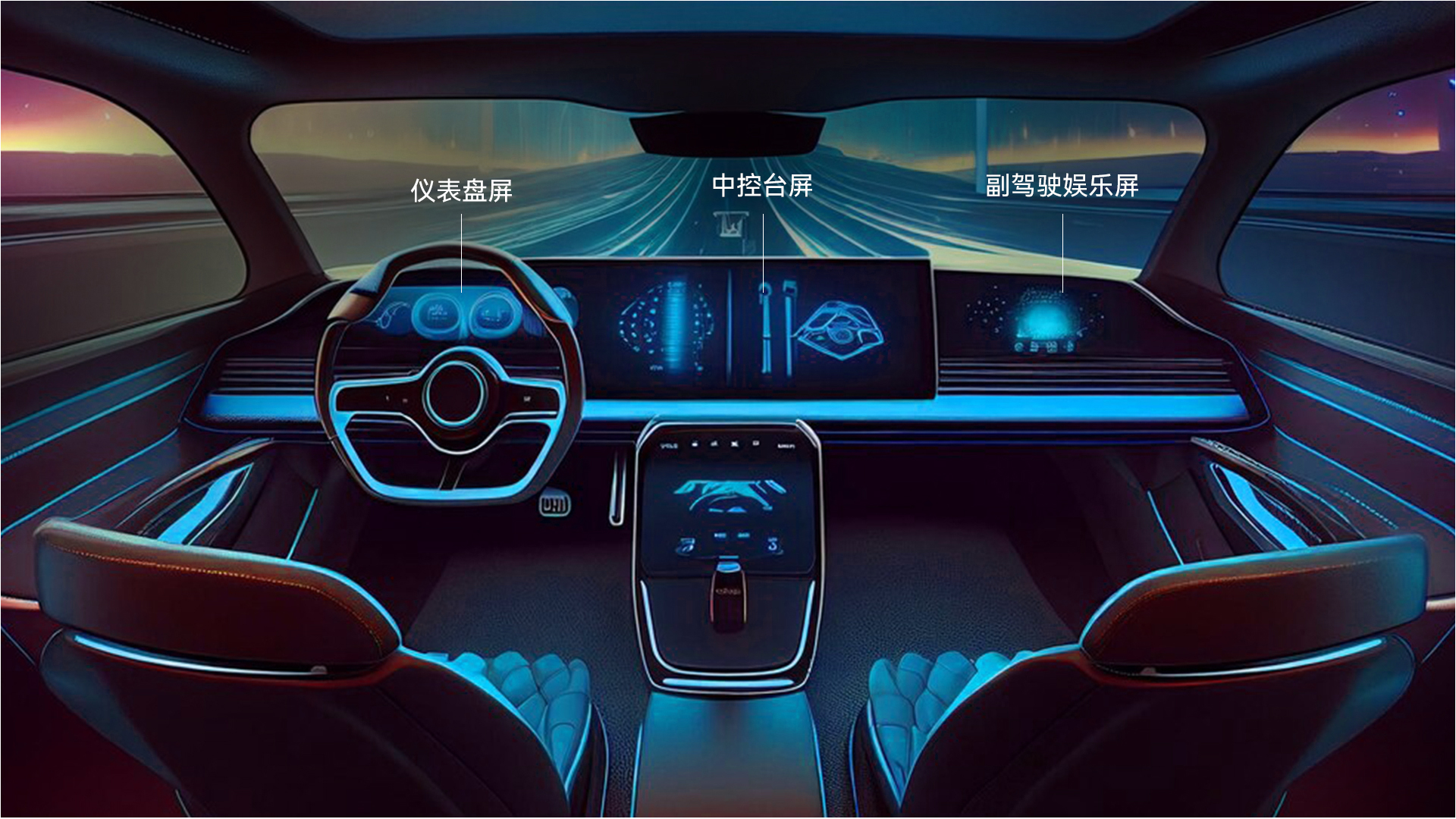 另美创意，Ui设计，界面设计，HMI设计、汽车中控